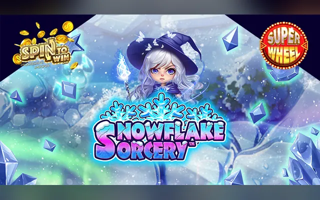Snowflake Sorcery slot by Stakelogic