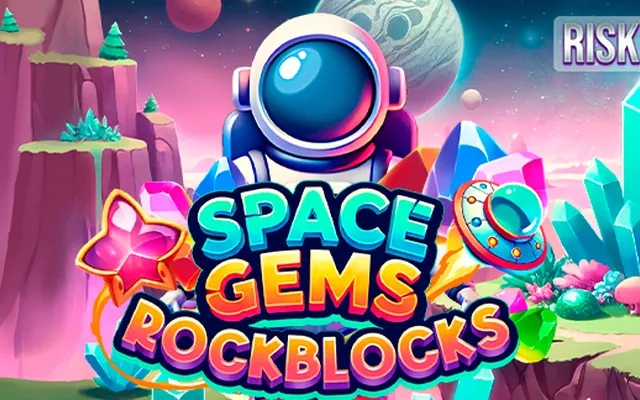 Space Gems. Rockblocks slot by Mascot Gaming