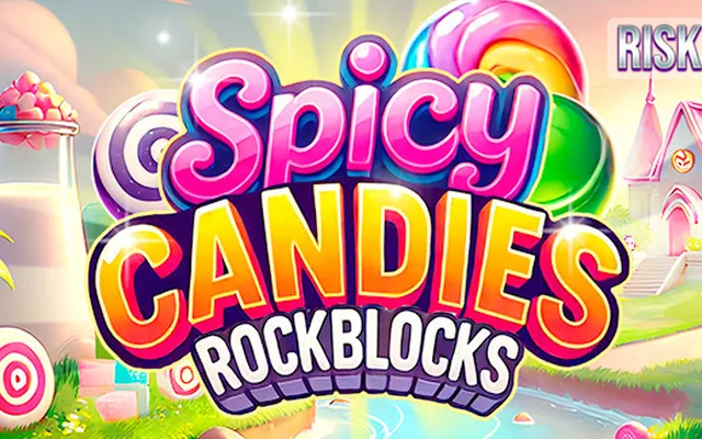 Spicy Candies. Rockblocks slot by Mascot Gaming
