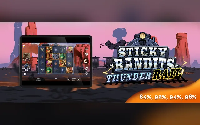 Sticky Bandits Thunder Rail slot by Quickspin