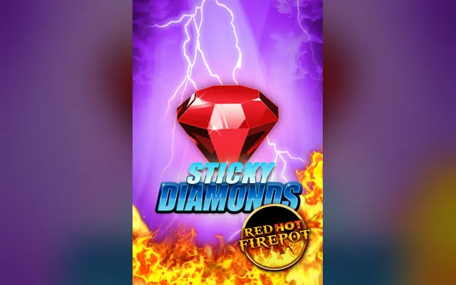 Sticky Diamonds Red Hot Firepot slot by Gamomat