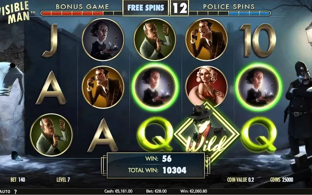 The Invisible Man slot by NetEnt