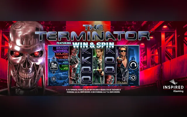 The Terminator Win and Spin slot by Inspired Entertainment