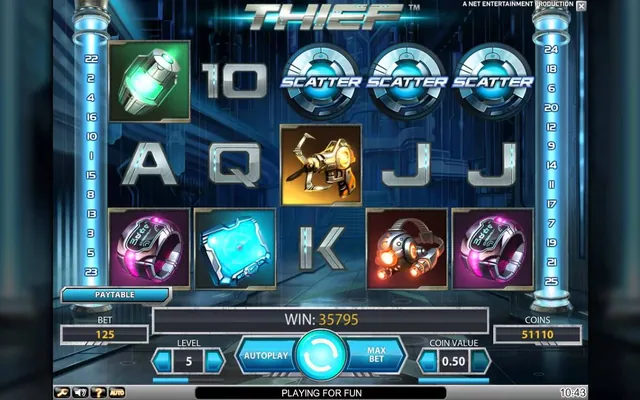 Thief slot by NetEnt