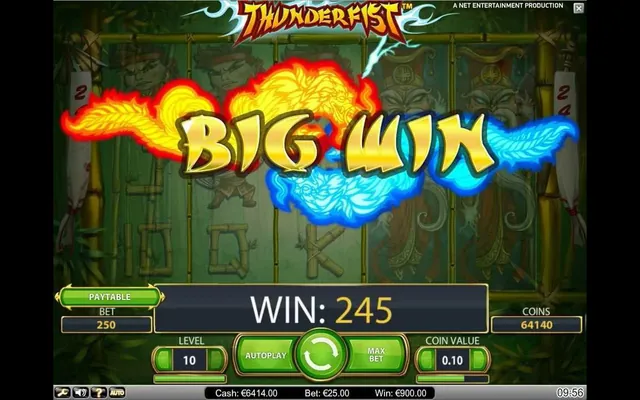 Thunderfist slot by NetEnt