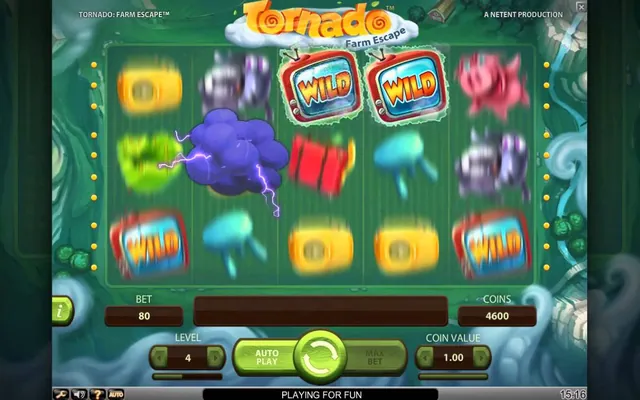 Tornado Farm Escape slot by NetEnt
