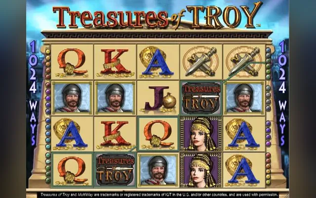 Treasures of Troy slot by IGT