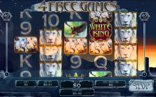 White King slot by Playtech