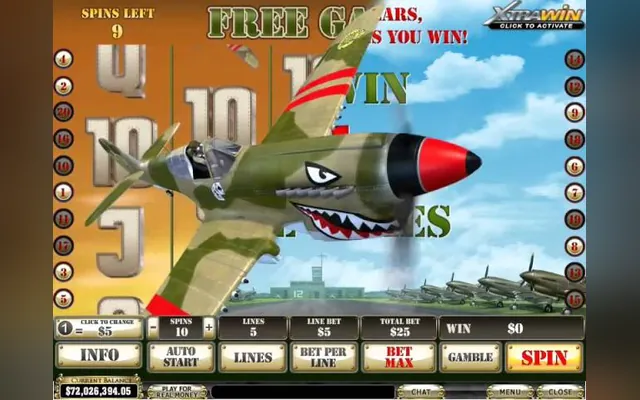 Spilleautomaten Wings Of Gold fra Playtech