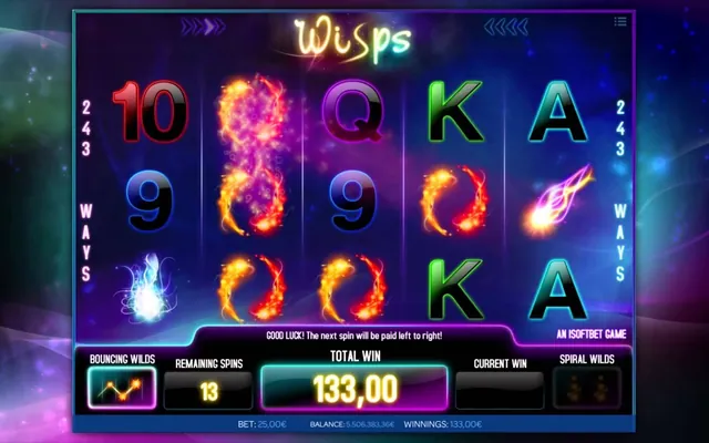 Wisps slot by iSoftBet
