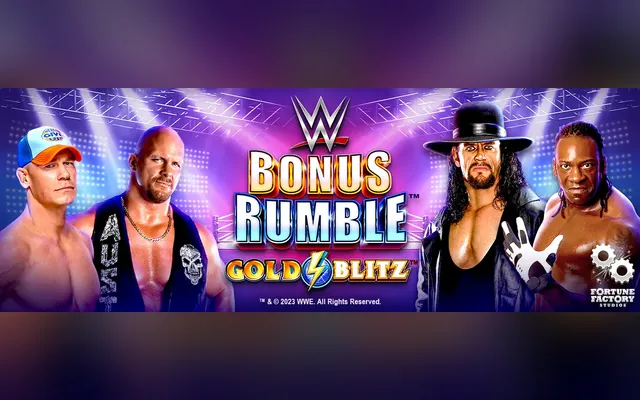 WWE Bonus Rumble: Gold Blitz slot by Games Global