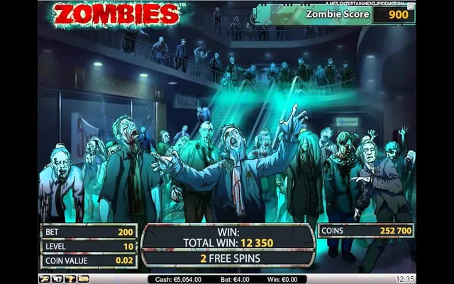 Zombies slot by NetEnt